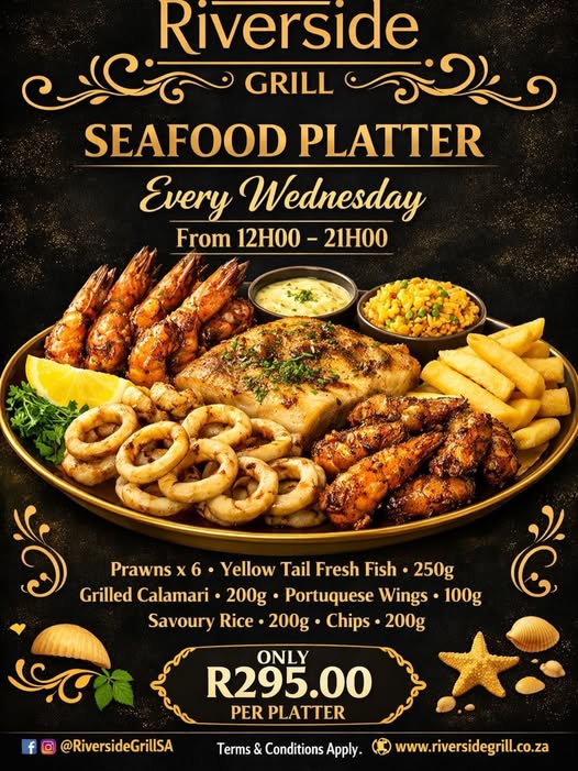 riverside grill seafood platter