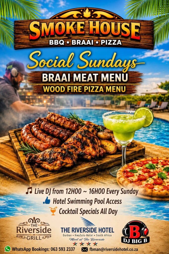 social sundy braai at riverside grill
